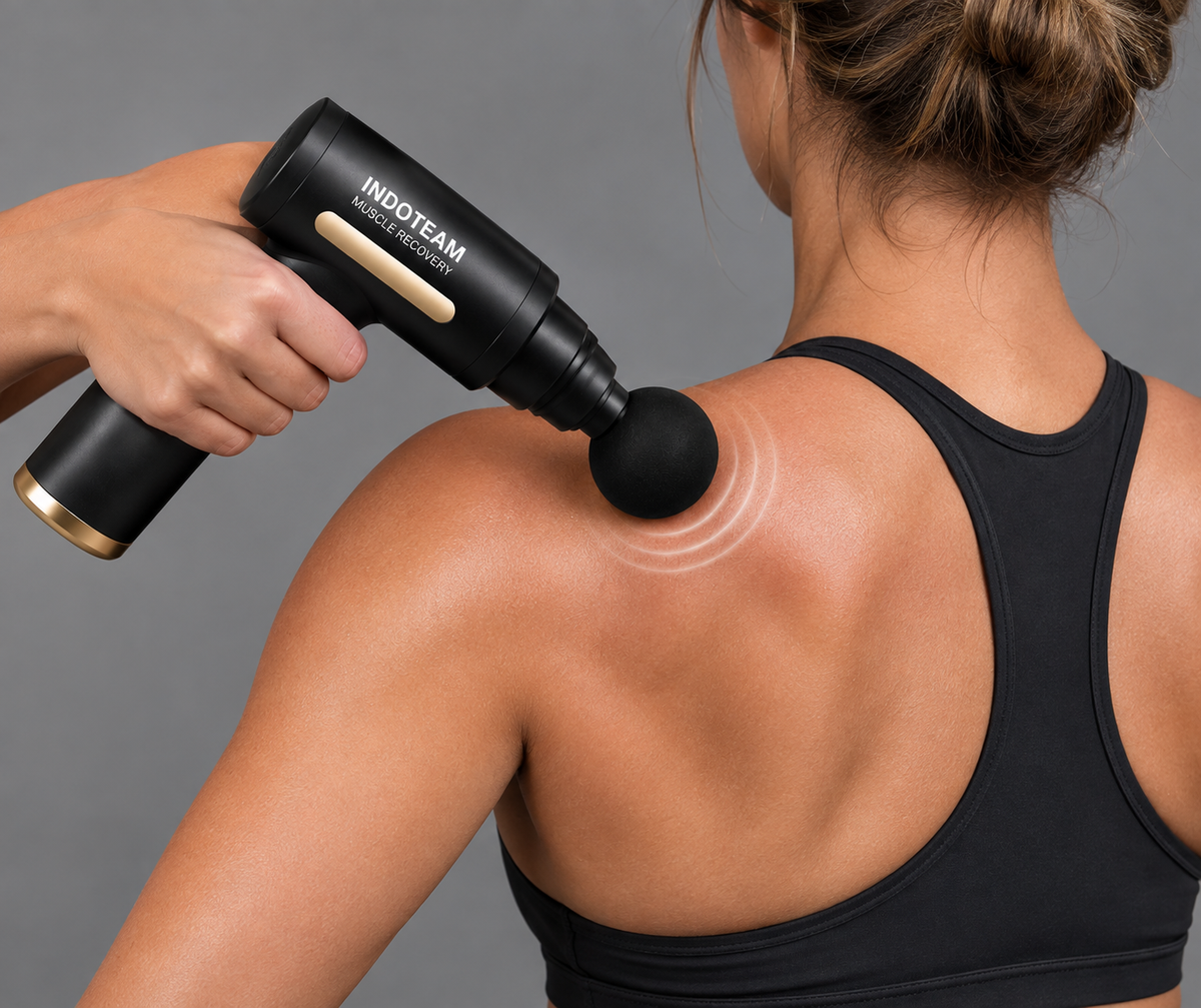 Portable LCD Six-Speed Digital Massage Gun